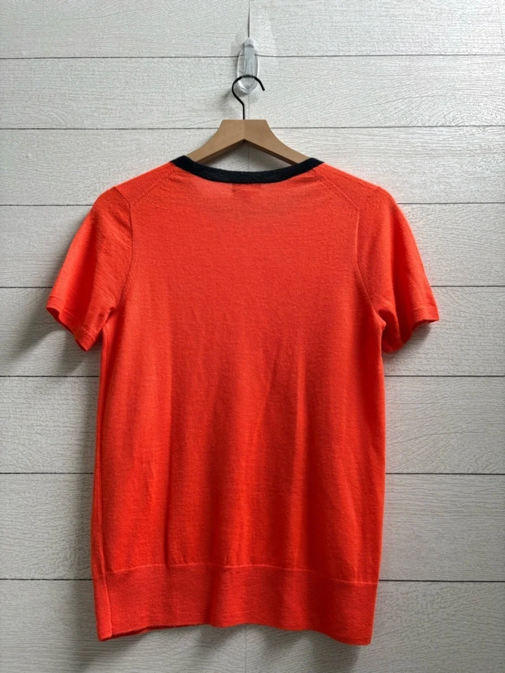 J.Crew Collection Short Sleeve 100% Italian Cashmere Sweater Size M